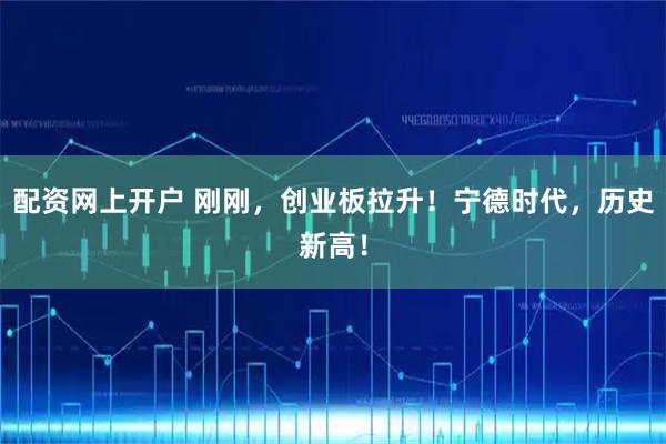 配资网上开户 刚刚，创业板拉升！宁德时代，历史新高！